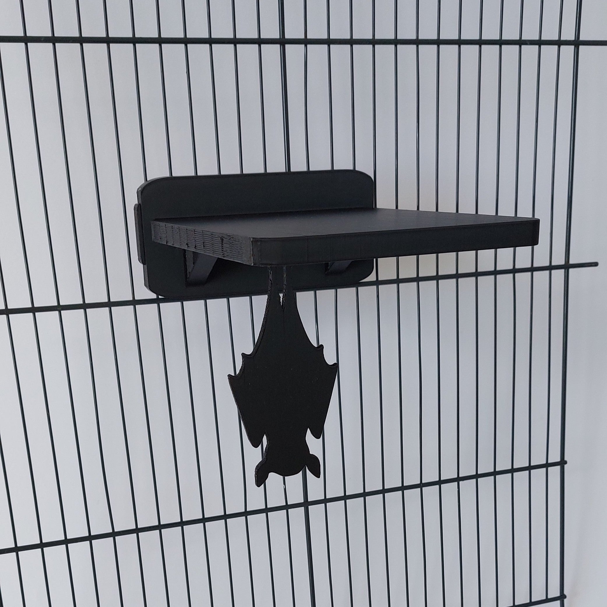 Sleeping bat mounted platform