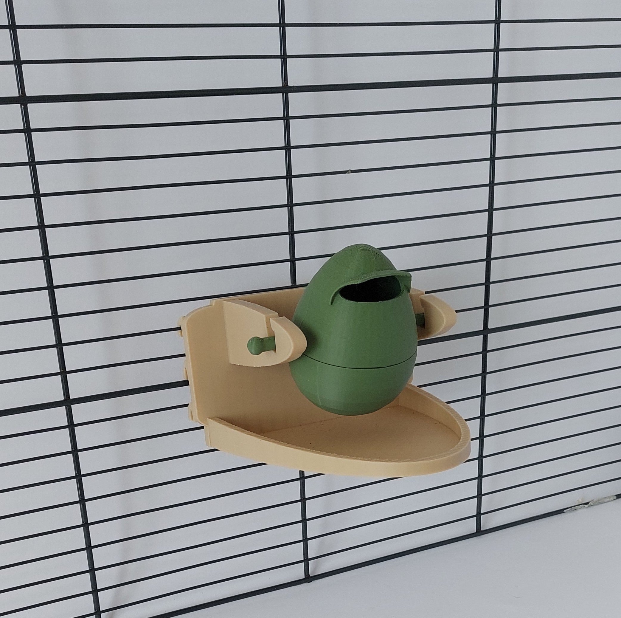 Rat rotating foraging toy