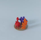 Crab and corals spray holder