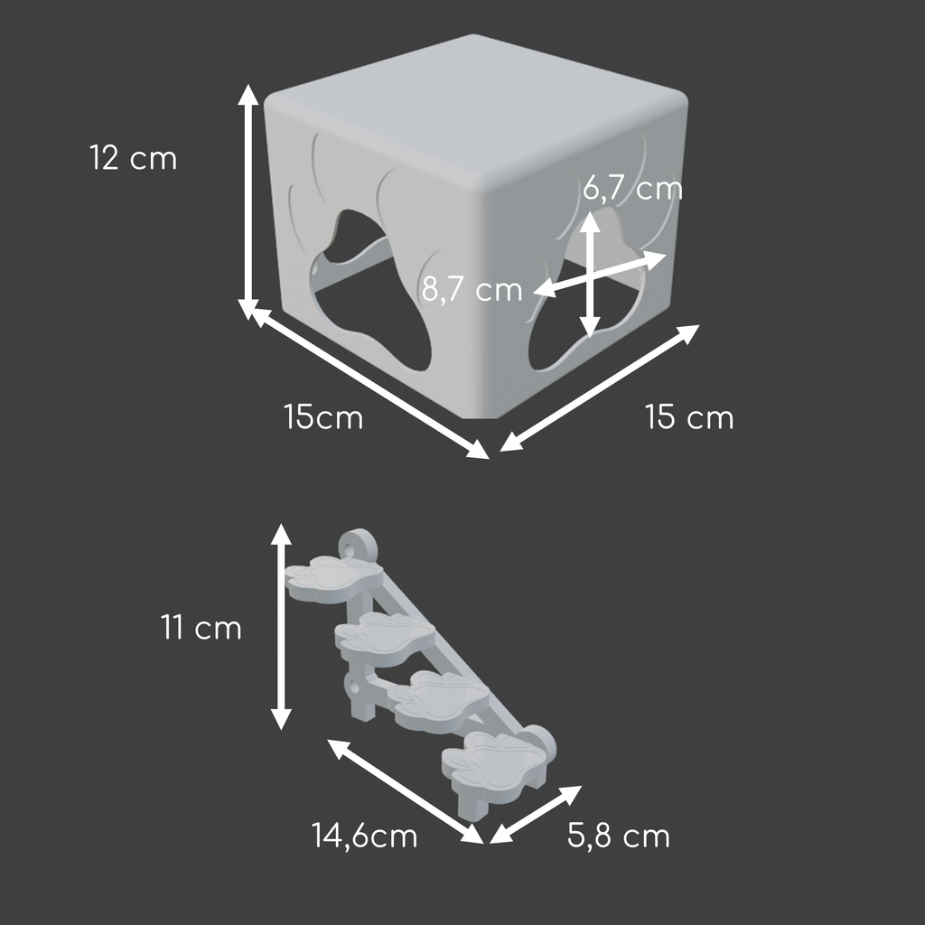 Modular chamber hide