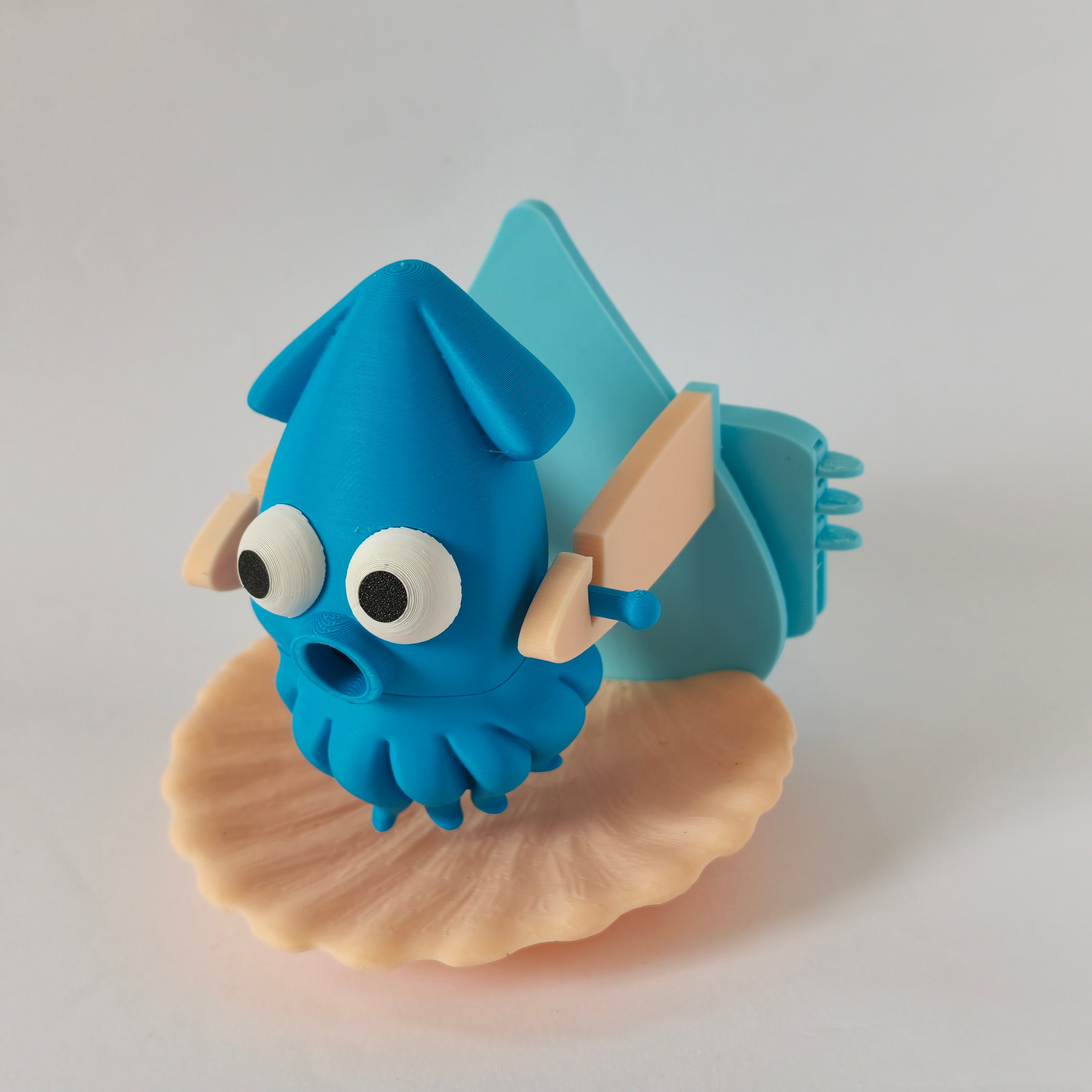 Squid foraging toy
