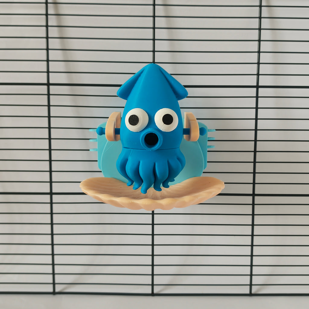 Squid foraging toy