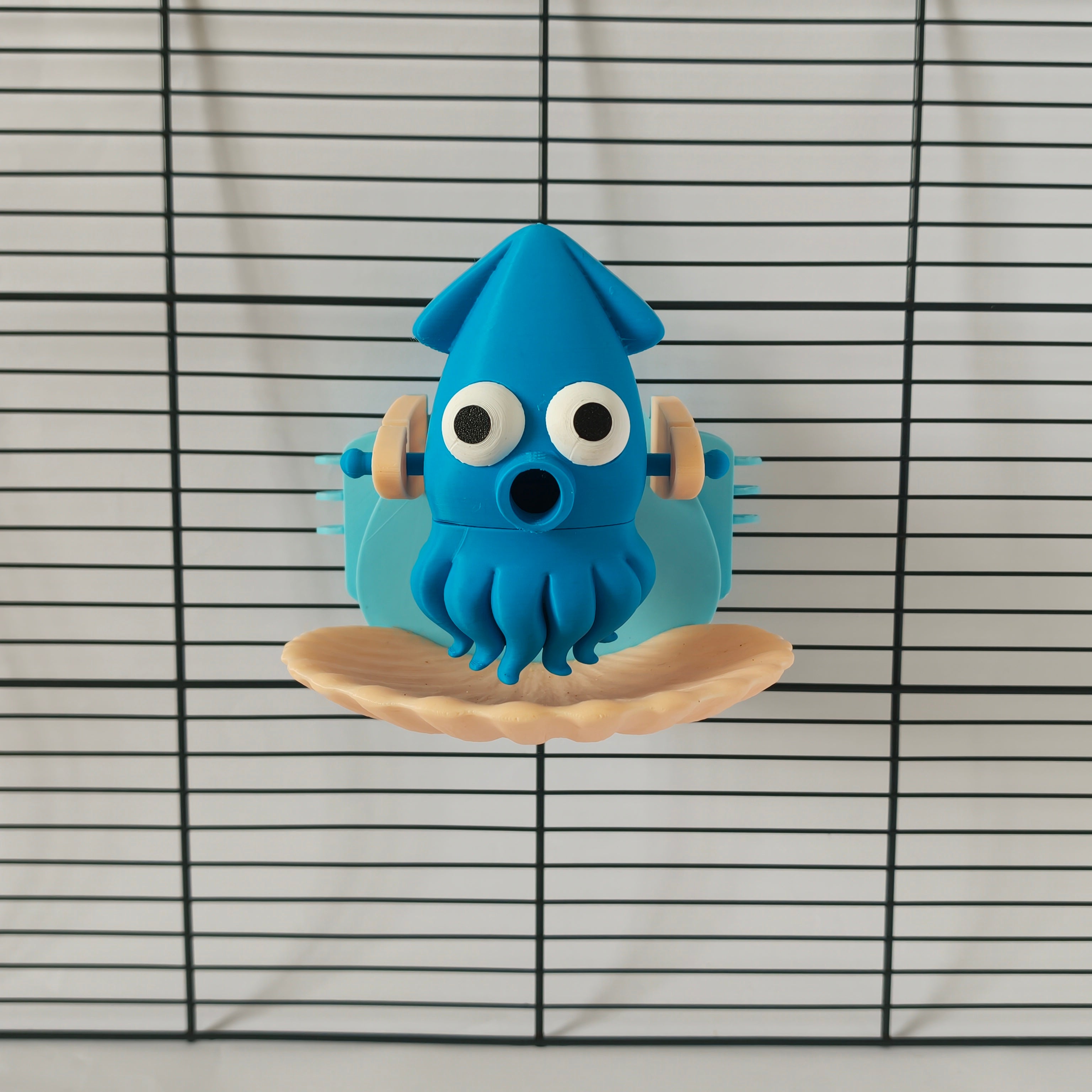 Squid foraging toy