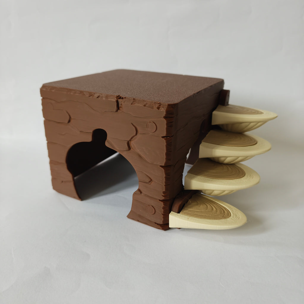 Acorn and mushroom modular chamber hide