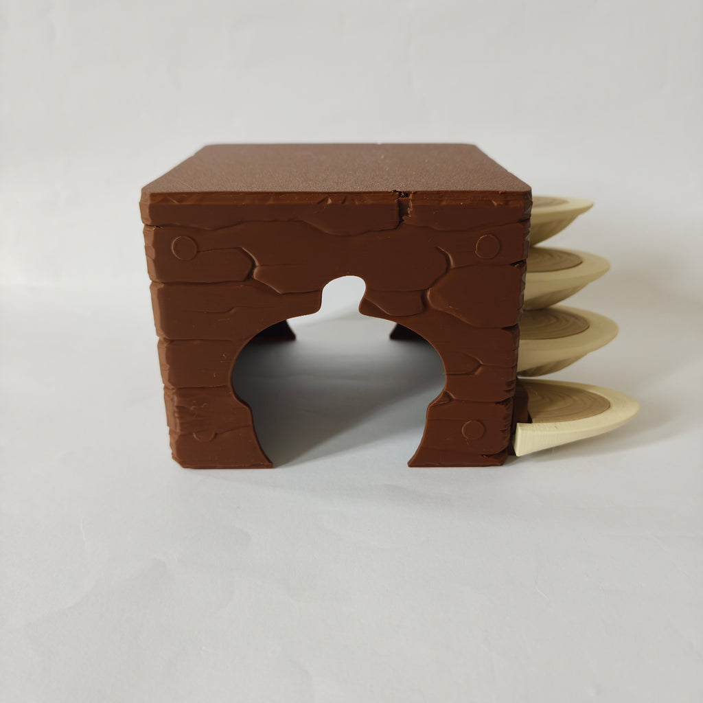 Acorn and mushroom modular chamber hide