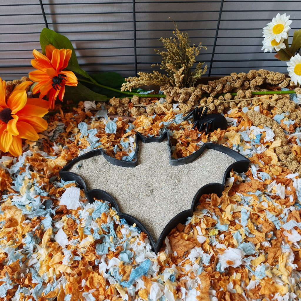 Bat sand bath