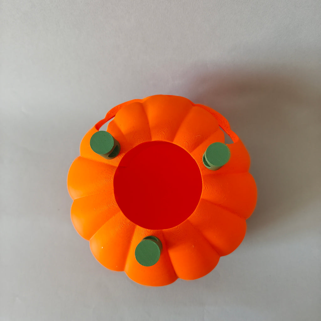 Small animal scary pumpkin hanging hide