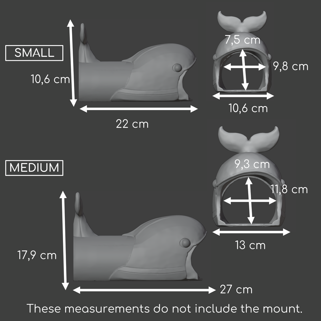 Whale mounted tunnel