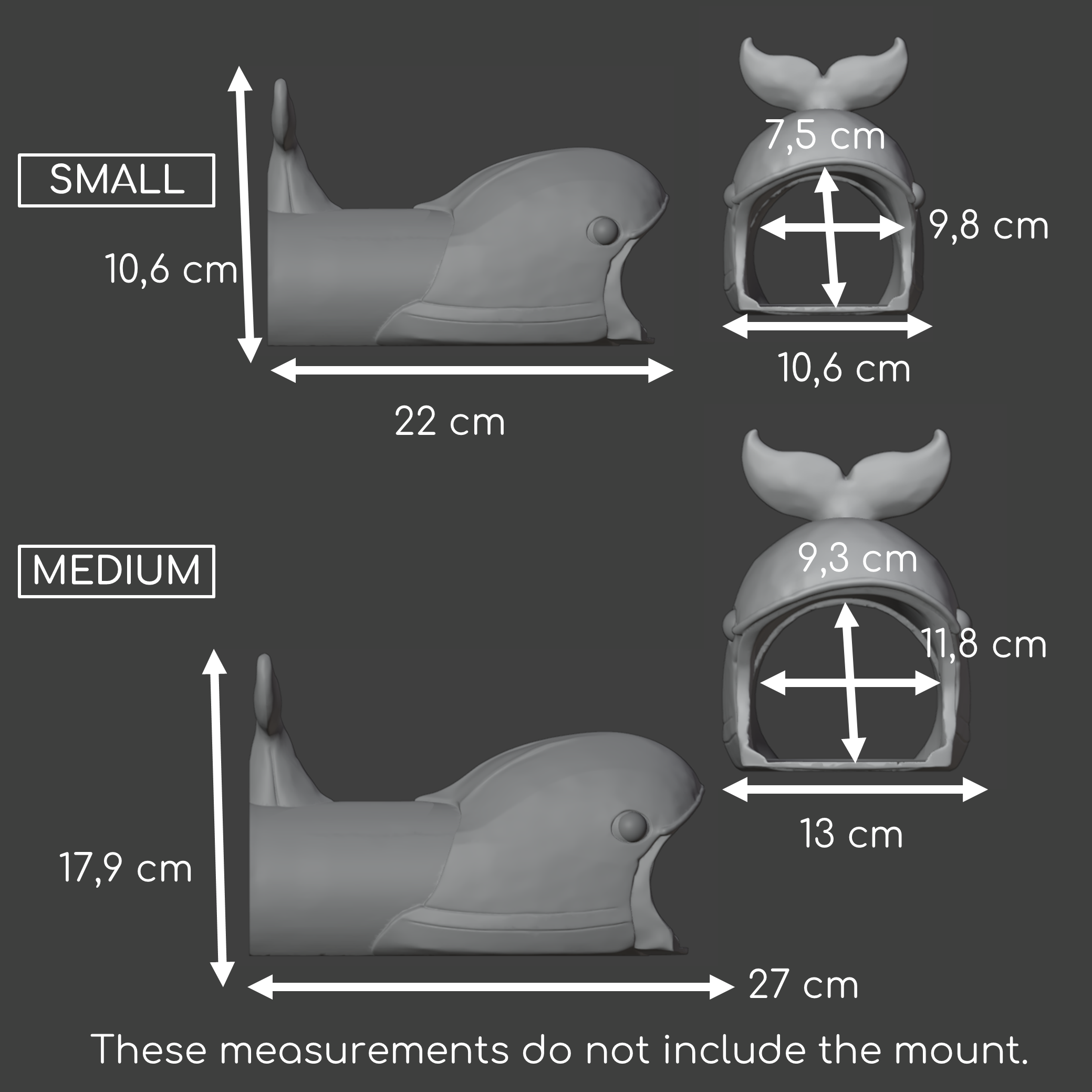 Whale mounted tunnel