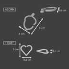 Multi-shaped c-clips hanging hooks