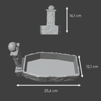 Grave sand bath
