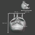 Skull hanging hide