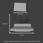 Flying bat mounted platform