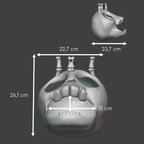 Skull hanging hide