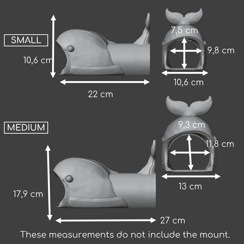 Whale mounted tunnel