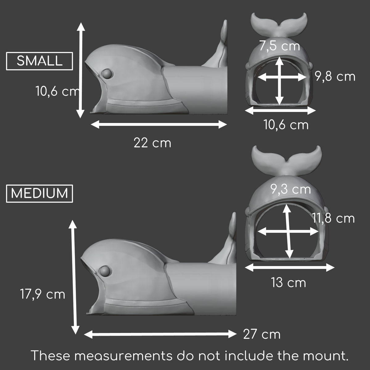Whale mounted tunnel