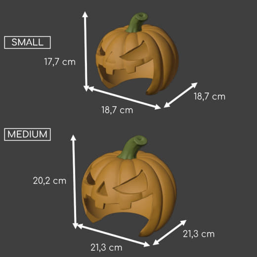 Small animal pumpkin hide