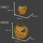 Small animal scary pumpkin hanging hide
