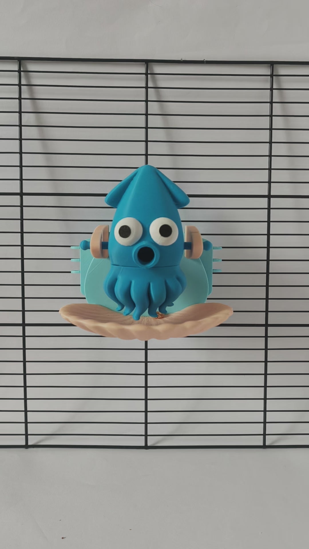 Squid foraging toy